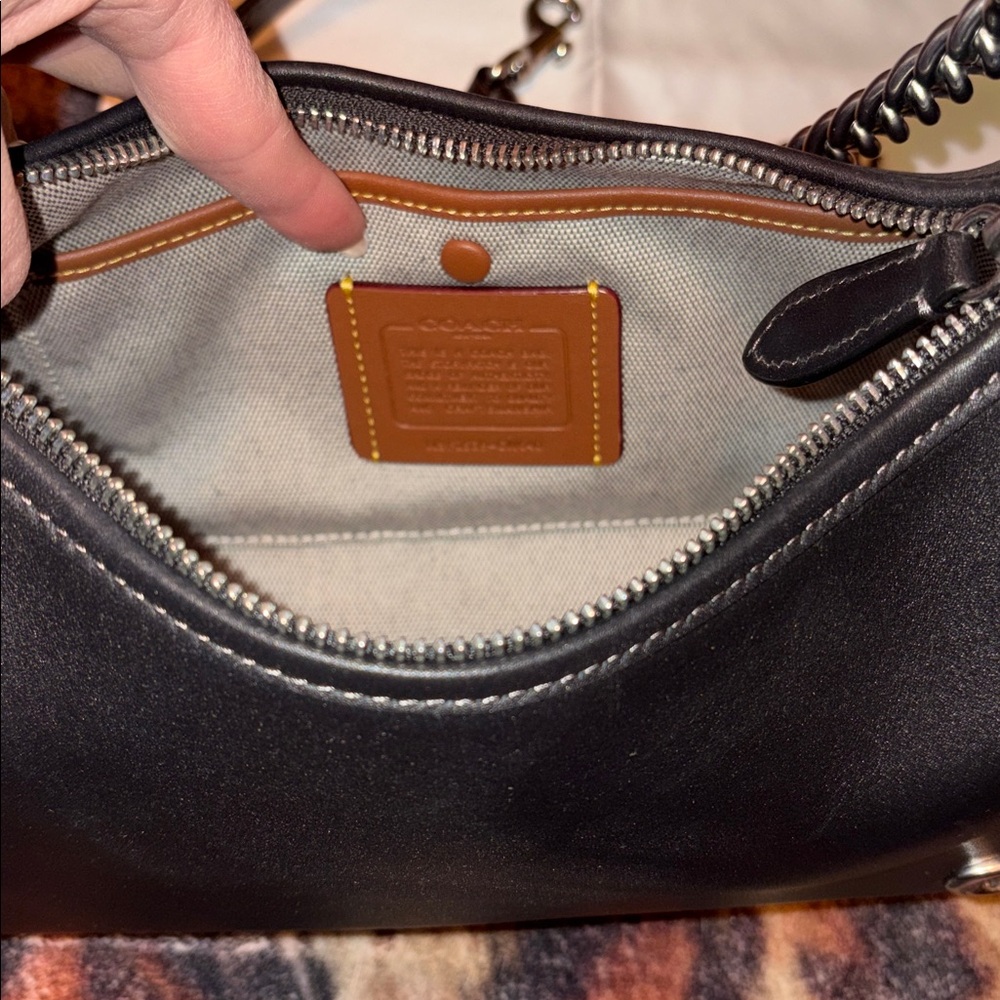 Coach Juliet 25 glovetanned black leather with 3 straps - Picture 4 of 5